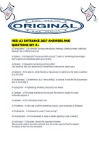 Hesi A2 Entrance 2027 Answers And Questions Set A&period;pdf