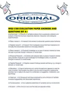 Wgu C180 Evaluation Paper Answers And Questions Set A&period;pdf