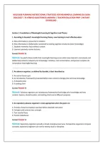 Wgu D658 Planning Instructional Strategies For Meaningful Learning Oa Exam &NewLine;2026&sol;2027 &vert; 70 Verified Questions & Answers &vert; Teacher Education Prep &vert; Instant &NewLine;Download &period;