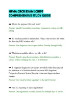 Hfma Crcr Exam Script&NewLine;Comprehensive Study Guide