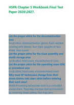 HSPA Chapter 5 Workbook&period;Final Test Paper 20262027&period;&NewLine;