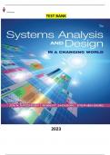 Systems Analysis and Design in a Changing World 7th Edition by John W. Satzinger, Robert B. Jackson, Stephen D. Burd Test bank| Reviewed/Updated for 2021<ALL Chapters Included-Ch1-14;-248 pages of Questions - Updated for 2023-5*Rated