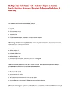 Ets Major Field Test Practice Test &ndash; Bachelor&rsquo;s Degree In Business&colon; Practice Questions & Answers &vert; Complete Ets Business Study Guide & Exam Prep&NewLine;