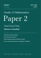 Grade 12 Maths P1   P2 Exam Prep 2026 Bundle &lpar;CAPS&comma; full memos&rpar;