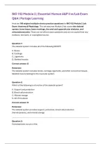 BIO 152 Module 2 &vert; Anatomy and Physiology II Exam Q&A &vert; Portage Learning