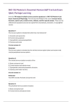 BIO 152 Module 4 &vert; Anatomy and Physiology II Exam Q&A &vert; Portage Learning