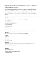 BIO 152 Module 6 &vert; Anatomy and Physiology II Exam Q&A &vert; Portage Learning