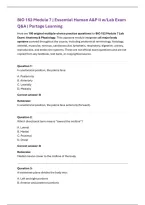 BIO 152 Module 7 &vert; Anatomy and Physiology II Exam Q&A &vert; Portage Learning