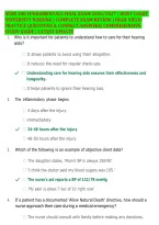 Nurs 100 Fundamentals Final Exam 2026&sol;2027 &vert; West Coast &NewLine;University Nursing &vert; Complete Exam Review &vert; High-Yield &NewLine;Practice Questions & Correct Answers&vert; Comprehensive &NewLine;Study Guide &vert; Latest Update