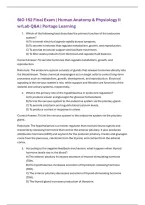 BIO 152 Final Exam &vert; Anatomy and Physiology II Exam Q&A &vert; Portage Learning