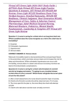 Virtual ATI Green Light 2026&sol;2027 Study Guide &vert; ACTUAL-Style Virtual ATI Green Light Practice Questions & Answers&comma; ATI Virtual-ATI NCLEX-RN Review&comma; Green Light NCLEX Readiness Exam Prep&comma; Verified Answers&comma; Detailed Rationales&comma; NCLEX-RN Readiness&comma; Clinical 