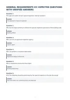 General Requirements Icc Expected Questions&NewLine;With Verified Answers