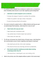Nurs 100 Fundamentals Of Nursing Final Exam 2026&sol;2027 &vert; West Coast &NewLine;University &vert; Complete Fundamentals Test Bank & Study Guide &vert; HighYield Practice Questions &vert; Verified Answers &vert; Ultimate Exam Prep &vert; &NewLine;Latest Updated Version