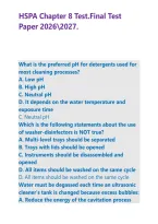 HSPA Chapter 8 Test&period;Final Test Paper 20262027&period;&NewLine;&NewLine;&NewLine;