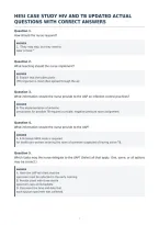 Hesi Case Study Hiv And Tb Updated Actual&NewLine;Questions With Correct Answers