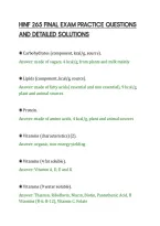 Hinf 265 Final Exam Practice Questions&NewLine;And Detailed Solutions