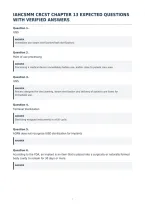 Iahcsmm Crcst Chapter 13 Expected Questions&NewLine;With Verified Answers