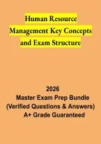 Human Resource Management Key Concepts and Exam Structure 2026 &vert; HRM Study Guide & Exam Review