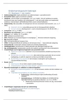Samenvatting Ondernemingsrecht &vert; H1 Begrippen &vert; Artesis Plantijn &vert; 2026&sol;27