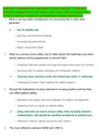 Nurs 100 Fundamentals Assessment 3 Wcu 2026&sol;2027 &vert; Complete &NewLine;Nursing Fundamentals Test Bank &vert; High-Yield Practice Questions &vert; &NewLine;Verified Correct Answers&vert; Comprehensive Exam Preparation