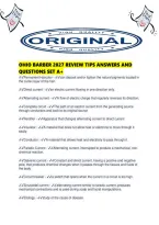Ohio Barber 2027 Review Tips Answers And Questions Set A&period;pdf