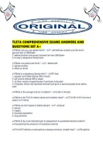 Tleta Comprehensive Exams Answers And Questions Set A&period;pdf