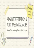 ABG Interpretation & Acid-Base Imbalances Master Guide &vert; 9-Page ROME Method Cheat Sheet & Clinical Review &lpar;2026&sol;2027 Updated&rpar;