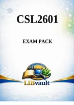 CSL2601 Exam Pack 2026