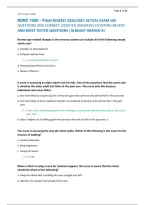 Bsnc 1000 &ndash; Final Newest 2026&sol;2027 Actual Exam 100 Questions And Correct &lpar;Verified Answers&rpar; Covering Recent &NewLine;And Most Tested Questions &vert;Already Graded A&plus; &NewLine;