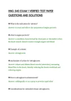 Hng 540 Exam 1 Verified Test Paper&NewLine;Questions And Solutions