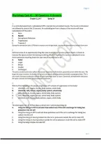 Physiology Quiz &num;1 &ndash; 30 Questions & Answers