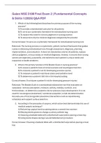Galen NSG 3100 Final Exam 2&vert; Fundamental Concepts & Skills I &lpar;2026&rpar; Actual Q&A PDF