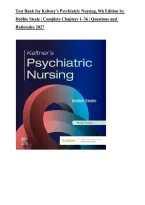 Test Bank for Keltner&rsquo;s Psychiatric Nursing&comma; 9th Edition by Debbie Steele &vert; Complete Chapters 1&ndash;36 &vert; Questions & Rationales 2027