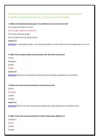 LADWP Electrical Craft Helper &lpar;Class 3799&rpar; & Electrician &lpar;Class 3863&rpar; Practice Examination 2026 &vert; Section 1&colon; Electrical Fundamentals