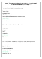 Ardms  Exam&vert;Question And Verified Answers&vert;New Update 2026&sol;2027&vert; &NewLine;Guaranteed Questions Success&vert;Graded A&plus;