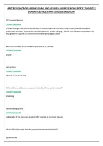Arrt Review&comma;Obgyn&comma;Ardms Exam&vert; And Verified Answers&vert;New Update 2026&sol;2027&vert; &NewLine;Guaranteed Questions Success&vert;Graded A&plus;