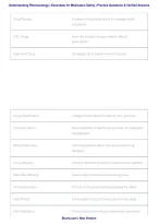 Understanding Pharmacology &vert; Essentials for Medication Safety&comma; Practice Questions & Verified Answers &vert; Comprehensive Study Guide 2026&ndash;2027 &vert; Grade A&plus;