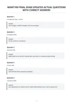 Mgmt100 Final Exam Updated Actual Questions&NewLine;With Correct Answers&NewLine;