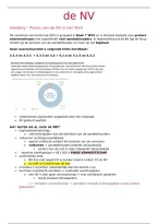 samenvatting De NV &vert; Arteveldehogeschool &vert; 2026&sol;2027