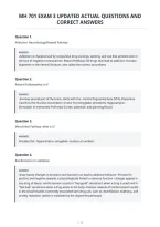 Mh 701 Exam 3 Updated Actual Questions And&NewLine;Correct Answers&NewLine;