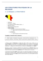 Cours Fran&ccedil;ais des affaires &vert; Structures politiques Belgique &vert; Arteveldehogeschool &vert; 2026&sol;27