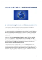 Cours Fran&ccedil;ais des affaires &vert; Institutions UE &vert; Arteveldehogeschool &vert; 2026&sol;27
