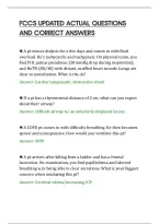 Fccs Updated Actual Questions&NewLine;And Correct Answers&NewLine;