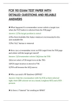 Fcr 110 Exam Test Paper With&NewLine;Detailed Questions And Reliable&NewLine;Answers&NewLine;