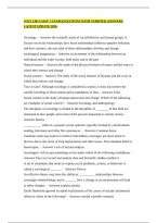 Soci 1301 Chap 1 Exam Questions With Verified Answers Latest Update 2026