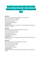 Mng3701 Exam Pack 2026 -2027 Latest  Updated &vert; A&plus; Graded &vert; 100 &percnt; Guaranteed Pass