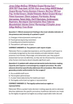 Jersey College MedSurg 1 RN Medical-Surgical Nursing Exam 1 2026&sol;2027 Study Guide &vert; ACTUAL-Style Jersey College NUR201 Medical-Surgical Nursing Practice Questions & Answers&comma; Med Surg 1 RN Exam Prep&comma; Verified Answers&comma; Detailed Rationales&comma; Medical-Surgical 