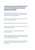 Certified Paraoptometric &lpar;Cpo&rpar; Exam 2026-2027 Latest Updated Version Questions And Answers Just Released &period;Pdf&NewLine;&NewLine;
