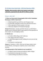 AP US History Exam Study Guide &ndash; 200 Solved Questions &lpar;2026&rpar;&NewLine;Multiple-choice practice with correct answers and expert rationales&comma; organized by the nine AP U&period;S&period; History periods&NewLine;
