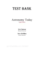 Astronomy Today &lpar;8th Edition&comma; Eric Chaisson & Steve McMillan&rpar; Complete Test Bank with Questions and Answers for All Chapters 1-28